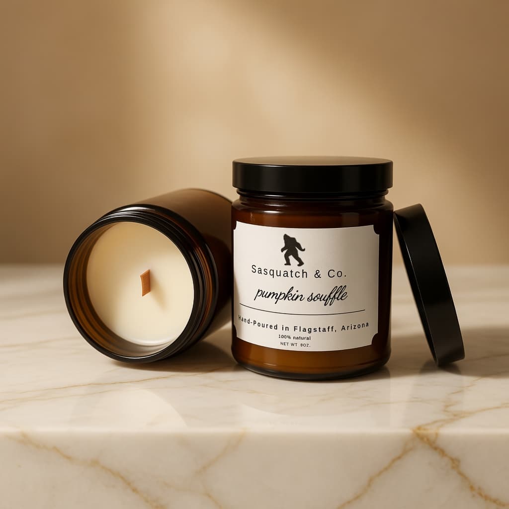 Pumpkin Soufflé wooden-wick candle